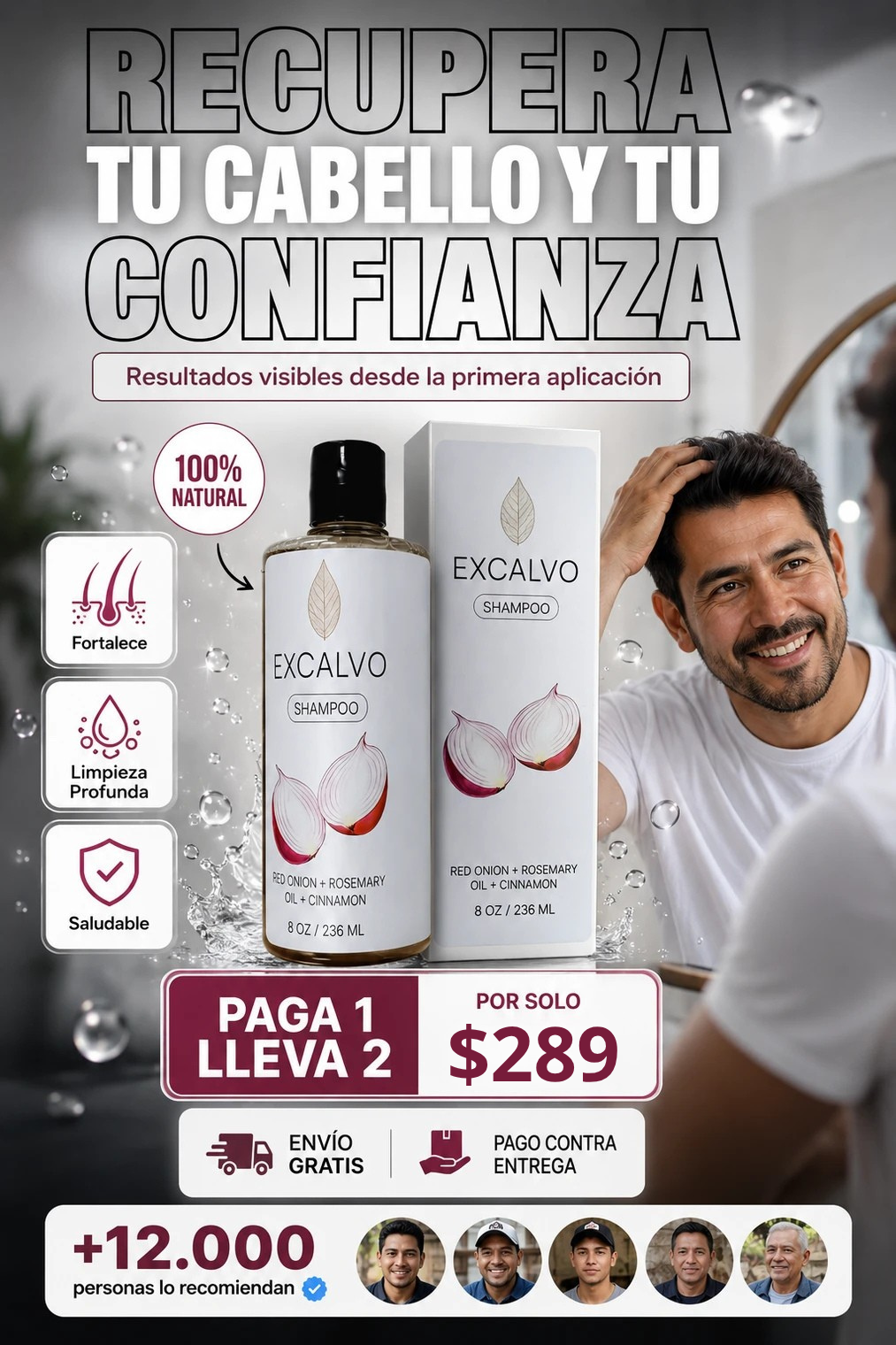 Shampoo Natural Anticaida