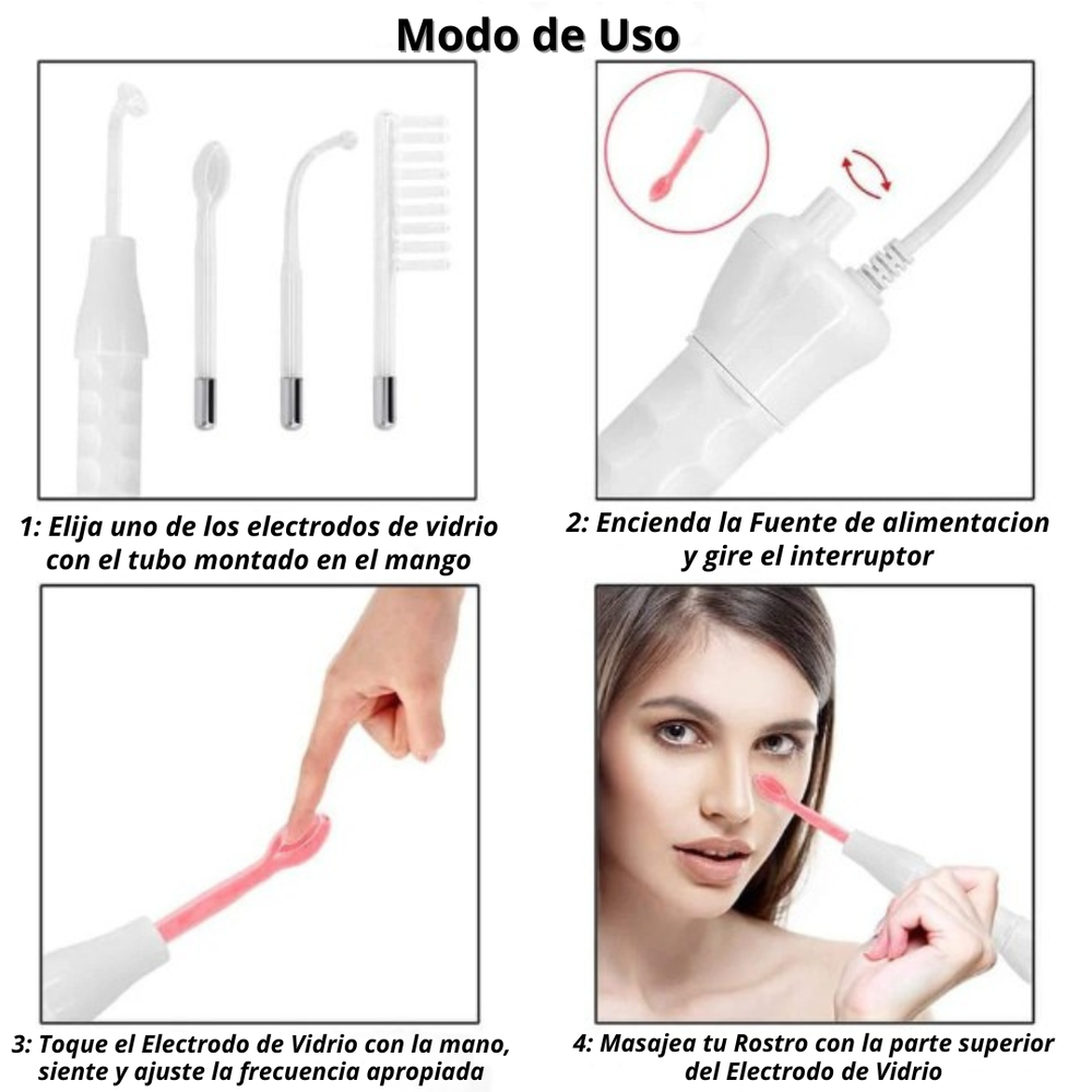 DermaPulse – Kit Profesional Portátil de Alta Frecuencia
