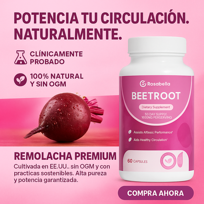 BeetRoot™ – Apoyo Natural para Energía y Rendimiento Diario