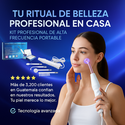 DermaPulse – Kit Profesional Portátil de Alta Frecuencia
