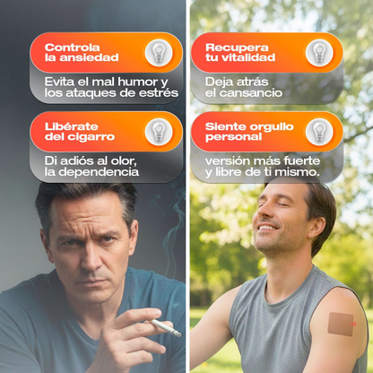 AntiSmoke Patch™ - Alternativa sin humo, sin vapor y sin olores