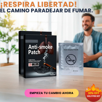 AntiSmoke Patch™ - Alternativa sin humo, sin vapor y sin olores