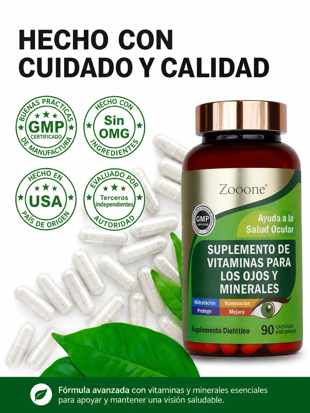 Suplemento Ocular con Luteína y Zeaxanti - Imagen 1