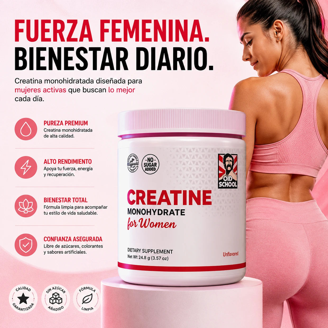 Impulso Glúteo: Creatina para Mujeres - Imagen 1