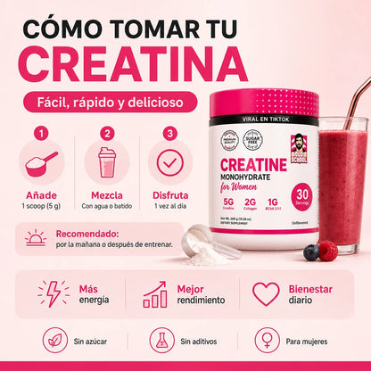 Impulso Glúteo: Creatina para Mujeres - Imagen 3