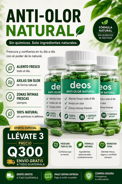 Deos Cápsulas - Frescura Natural y Aliento Fresco - Imagen 3