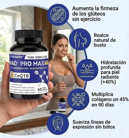 Suplemento NAD+ y Colágeno - Revitaliza Piel y Energía - Imagen 3