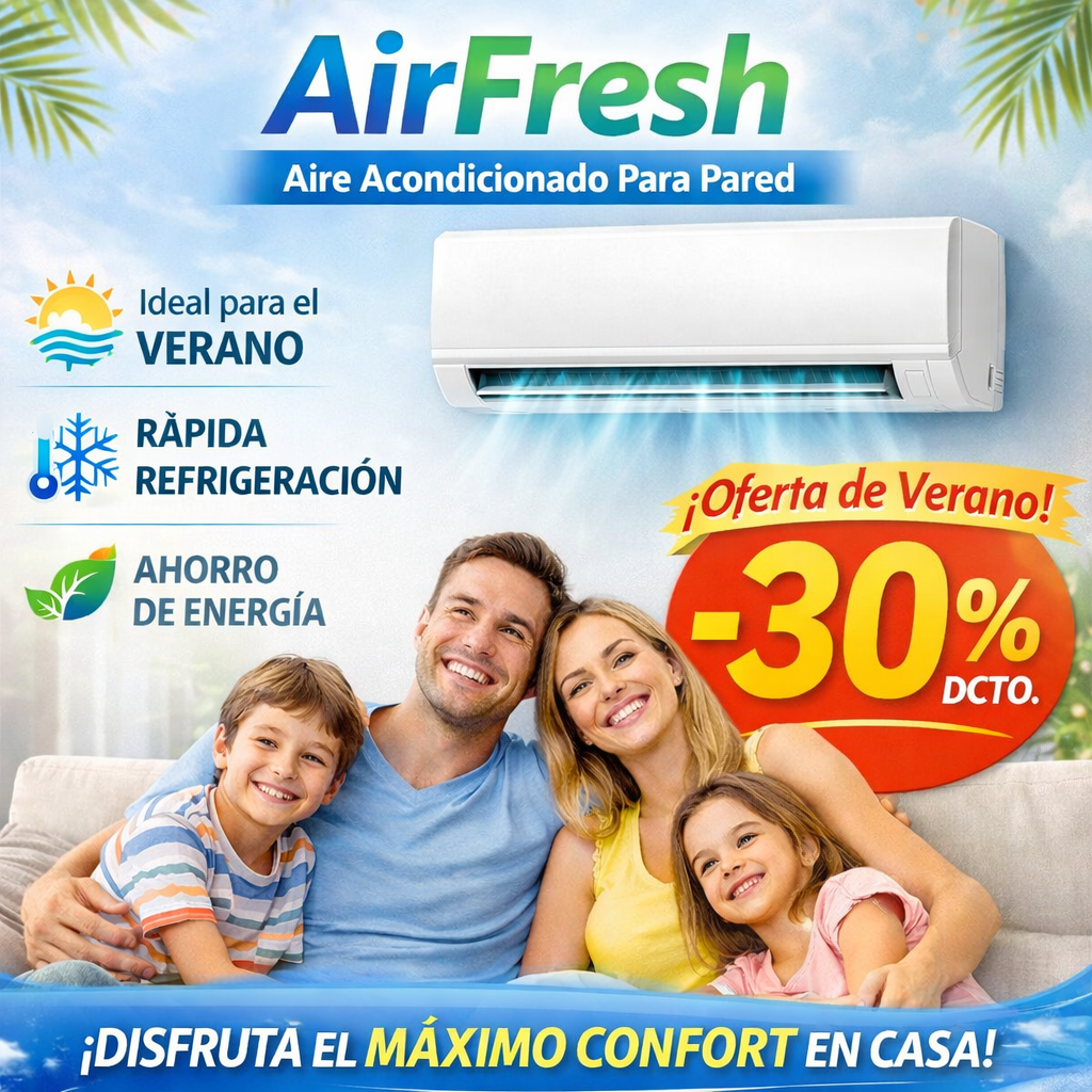 AirFresh - Calefactor de Aire 2 en 1